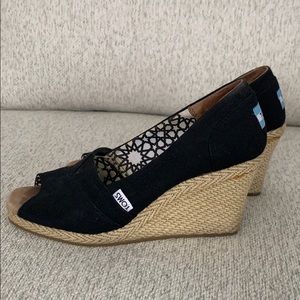 Toms espadrille wedge sandals